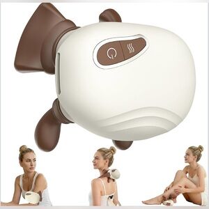 4D Wireless Neck Shoulder Massager, Bionic Hands Deep Tissue Massage